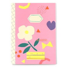 hello moris Shalala 寬行筆記本 小學1~3年級, 混色, 8個