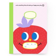 heLLo MORIS 寬行筆記本 小學1~3年級, 草莓, 8個