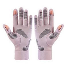 Daysoy 防滑智能運動手套 雙手套組, 03 紫色