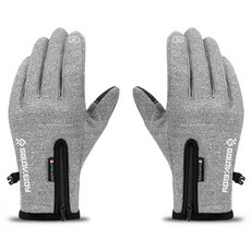 데이소이 이너벨벳 터치스크린 스포츠 장갑 양손 세트, 02 그레이, 1개