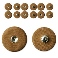 동대문단추왕 싸개 스냅 똑딱이 단추 2종세트 15mm, 브라운, 7세트