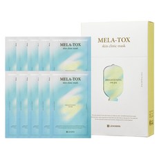 LEADERS 麗得姿 Mela Tox肌膚診療室面膜, 10片, 1盒