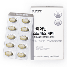 左旋茶胺酸綜合補充錠, 60片, 1個