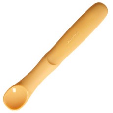 mommy's table 嬰兒用矽膠湯匙, 1個, 奶黃色, 單品