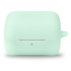SPACE SHIELD Sony INZONE Buds 相容矽膠鑰匙圈保護殼, WF-G700N, 薄荷綠