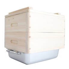 Supsokae 扁柏木2層蒸籠組, 1套, 320 x 240 x 240 mm, 32cm