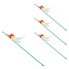 고양이 아티펫 크리스마스 스틱 장난감 벨, 혼합색상, 4개