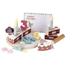 TOOKY TOY 拓客 原木生日蛋糕玩具 544B 多樣, 1個
