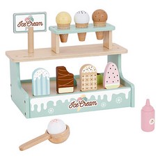 TOOKY TOY 拓客 原木冰淇淋店角色扮演, 混合顏色