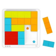 TOOKY TOY 拓客 形狀遊戲原木教具 676 9p, 混合顏色, 1個