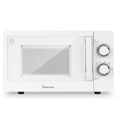 韓國 Magic Chef 平面型微波爐 拨盤式 20L 白色, MMW-W20FMHW