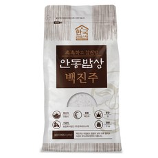 한국라이스텍 안동밥상 백진주 백미 상등급, 2kg, 1개