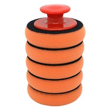 D-CHRONIC 魔鬼氈多功能洗車塗抹器, 橘色, 5個