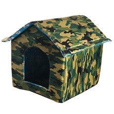 Bodybo 流浪貓戶外貓屋, 軍綠色