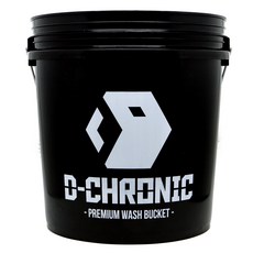 D-CHRONIC 洗車桶, 黑色, 18L