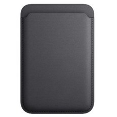 FUTUROLAB iPhone MagSafe 相容斜紋磁吸卡夾, 1個, 黑色