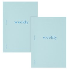 Antenna Shop 萬年型 6個月 BETTER TOGETHER 週計劃本, 寶寶藍, 2個