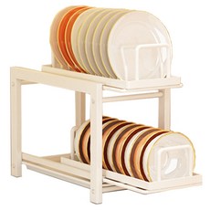 O.Laple 雙層碗盤整理架, 白色