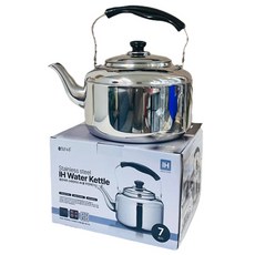 Malgeunharu 不鏽鋼IH電磁爐水壺, 7L, 1個, 混色