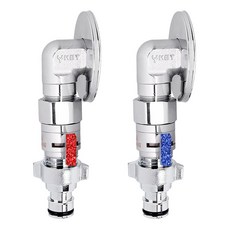 YNET 纖薄型耦合水龍頭冷熱水套裝, 單一商品, 1套