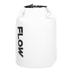 FLOW 비치 방수 가방 10L, 화이트