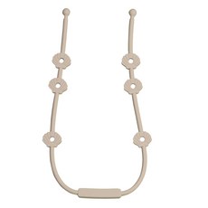 아이벨류 공갈젖꼭지 실리콘 멀티 스트랩 홀더 조개타입, 샌드, 1개