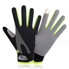 Daysoy雙色防滑運動手套 雙手穿戴, 04黑綠