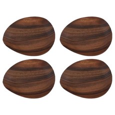 니코트 우드 몽돌 플레이트, 4개