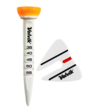 Volvik Aiming 高度可調控高爾夫球釘, 橘色, 1組