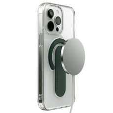 모모스틱 2배자력 핑거그립 맥세이프 투명 휴대폰 케이스 V6