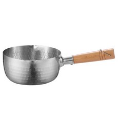 IH電磁爐適用錘紋單柄鍋, 銀色, 1個, 18cm