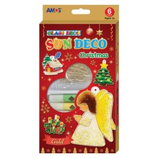 아모스 글라스데코 썬데코 크리스마스 트리, 혼합색상, 1개