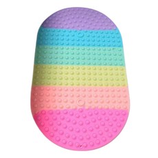 Market Plan Push Pop 泡泡浴室墊 42 x 25 cm, 粉彩色, 1個