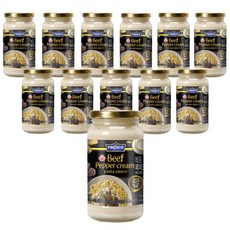 OTTOGI 不倒翁 牛肉胡椒奶油義大利麵醬, 12個, 370克