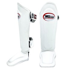 Twins 專用跆拳道護腿雙腳套裝 SGL10, 白色, 1組