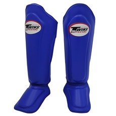 Twins 專用跆拳道護腿雙腳套裝 SGL10, 藍色, 1組