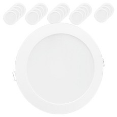 SIGMA LED Sigma LED薄型高級型嵌入燈 20W 180mm, 20個, 日光色