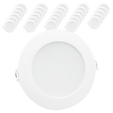 Sigma LED 薄型高級嵌入式燈 10W 130mm, 30個, 燈泡色
