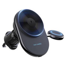 아이플로우 2in1 차량용 맥세이프 애플워치 고속 무선충전기, 혼합색상, S17