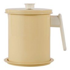아메리칸로드 파스텔 음식물 쓰레기통 1.7L RK1835, 크림옐로우