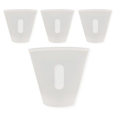youhouse 站立式矽膠保鮮袋 710ml, 1入, 中(M), 4個