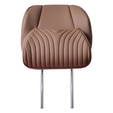 ezes All New Santa Fe 專用翼展式桶型頭枕車用頸枕, 1個, 靛藍棕色