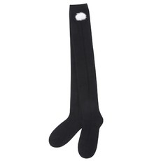 PXG 女款冬季過膝襪, 1組, 黑色