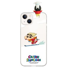 짱구 짱구의 겨울방학 피규어 투명 젤리 휴대폰 케이스