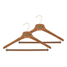 MAINETTI Sartorial 上下衣架 SAR43, 木色, 2個