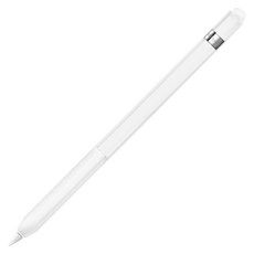Imall Apple Pencil 1代 透明雙色軟式握把矽膠保護套, 1個, 白色