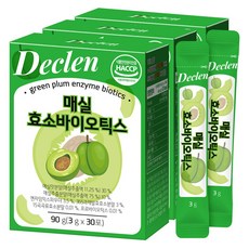 Declen 梅子酵素益生菌 30入, 90克, 3個