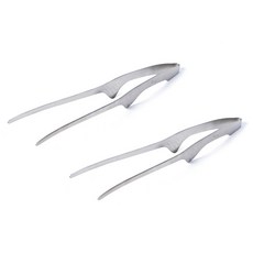 Cooking Plus Bestom 料理用長柄鑷子夾, 不鏽鋼, 2個