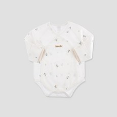 Organic Boom 孩童龍印花純棉衣物用品組 長袖包屁衣+圍兜+護手套+襪子+手帕+禮盒+提袋