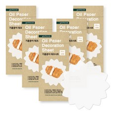 U-house 吸油紙裝飾紙 24 cm 30 張, 5個